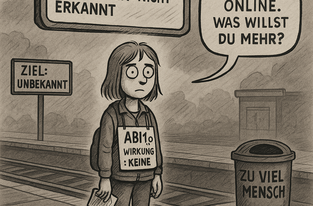 ABWESEND // Ein literarisches Protokoll aus der Sedierung der Gegenwart