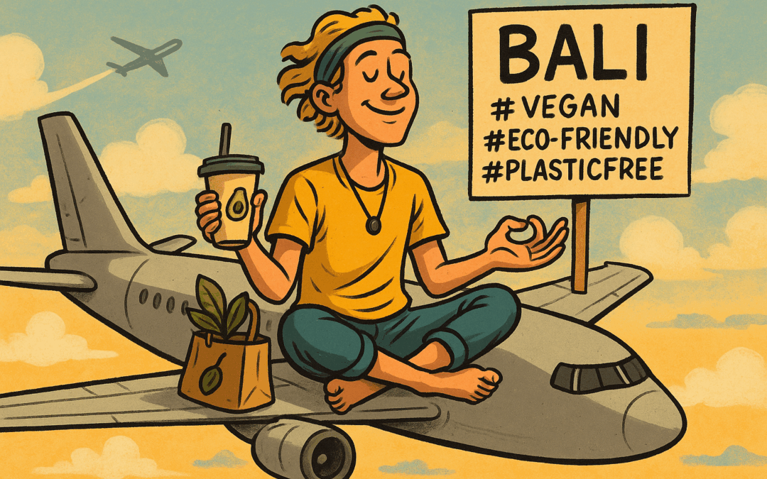 Vegan, nachhaltig, plastikfrei – aber 5x im Jahr nach Bali.